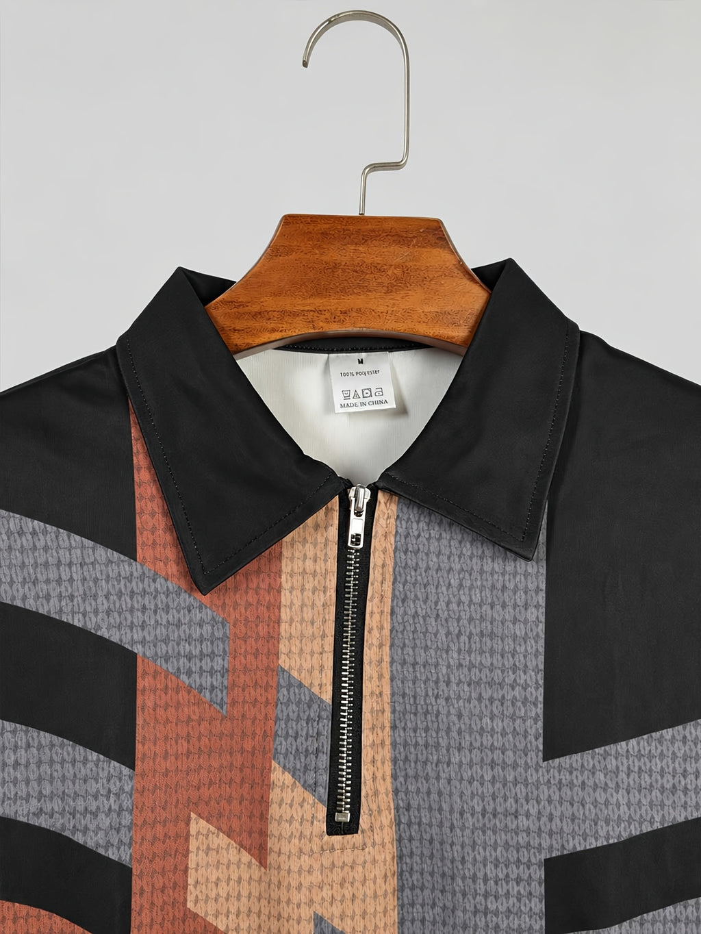 Men'S Retro Color-Block Striped Half-Zip Polo Shirt, Light Luxury Business Casual Short Sleeve Top, Wrinkle-Resistant Breathable Quick-Dry Multi-Scene Wear, Spring Summer Daily Commute, City Outing, Golf Outdoor Sports, Short Trip Vacation - Mixed colors