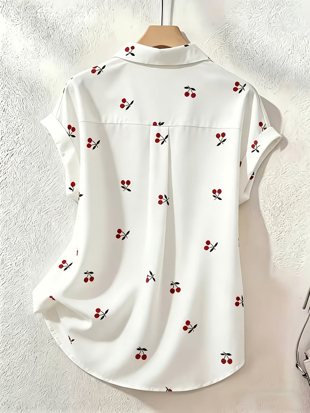 Women's New Short-Sleeve Shirt, Cute, Sweet, Youthful, Casual, and Versatile Top - Multicolor