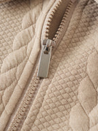 Men's Jacquard Sweatshirt - Khaki