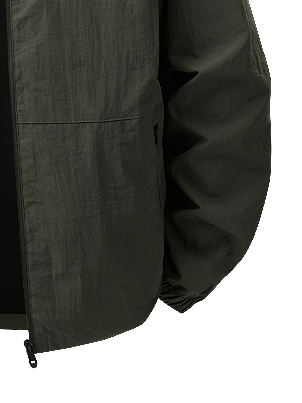 Men'S Stand-Collar Business Casual Jacket, New Spring And Autumn Outdoor Windbreaker, Windproof And Loose Jacket, Men'S Fashion - fern green