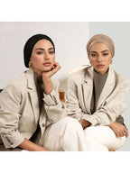 4pcs/Set Fashionable And Dignified Muslim Women'S Elegant Headscarf, Lightweight Breathable Soft Comfortable Sleeping Cap, Daily Outing Casual Prayer Headscarf Hat - Mixed colors