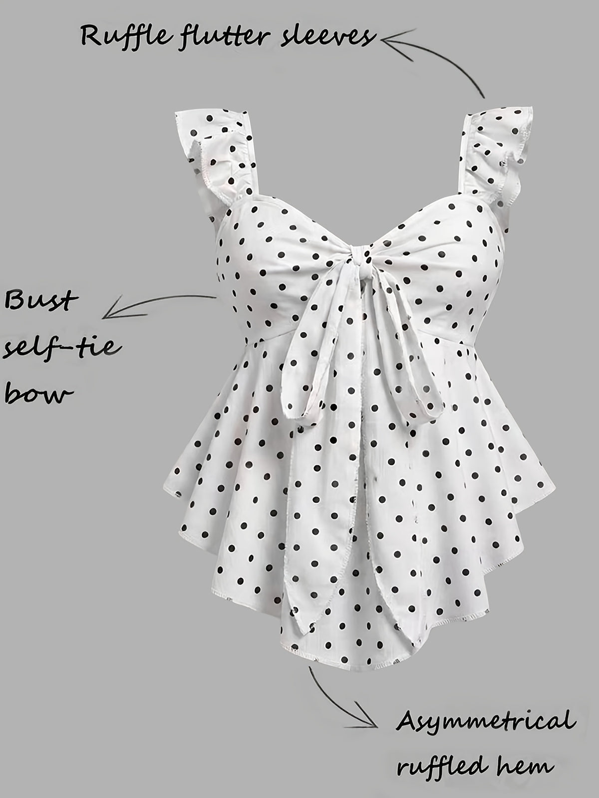 Elegant Women's Summer Holiday Tea Party Ruffled Trim Slim-Fit Vest, Suitable for Women, with Bow Decoration, Ideal for Valentine's Day Wear - Mixed colors