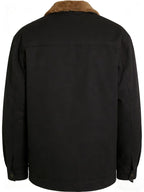 2026 European American New Men'S Outing Fashion Trendy Fleece Warm Jacket Coat - Black