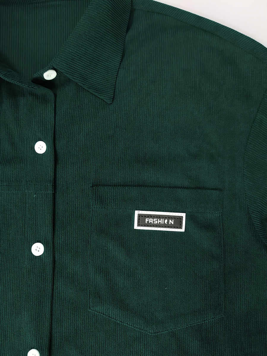 Targeted Women's Fashion Casual Shirt - Green