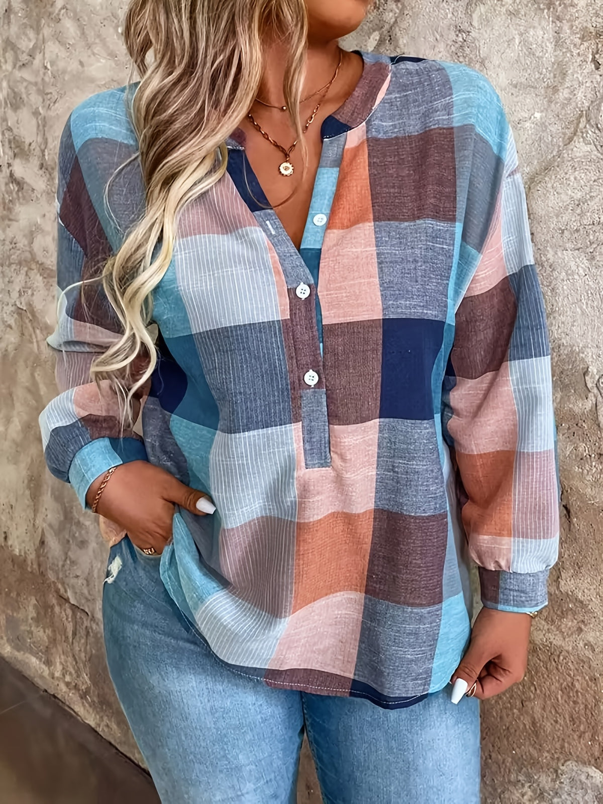 Women's Casual Fashion Shirt - Mixed colors