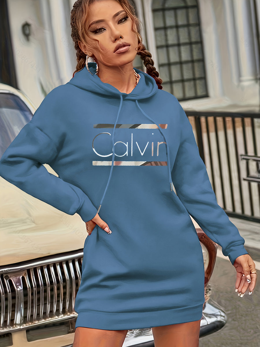 Women'S Fashion Hoodie - Peacock Blue
