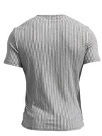 Pearson OBM Men's High-Quality Clothing - Men's Heavy-Duty Henley Shirt - Single-Button Collar & Chest Placket, Casual Button-Front Blouse, Thick, Soft, and Comfortable Fabric, Machine Washable Solid Color Sweater - Versatile for Smart-Casual - White