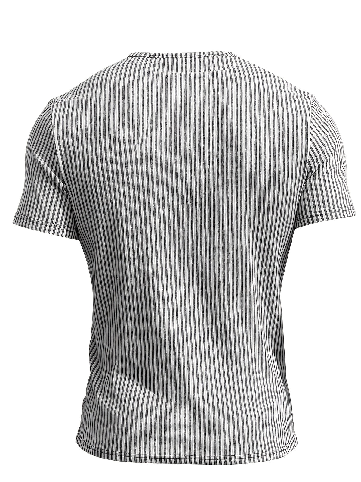 Pearson OBM Men's High-Quality Clothing - Men's Heavy-Duty Henley Shirt - Single-Button Collar & Chest Placket, Casual Button-Front Blouse, Thick, Soft, and Comfortable Fabric, Machine Washable Solid Color Sweater - Versatile for Smart-Casual - White