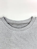 Spring/Autumn Casual Long Sleeve Loose Fit Oversized T-Shirt with Pocket Robe Top - Light Grey