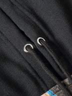 Men's Hooded Sweatshirt - Grid 2