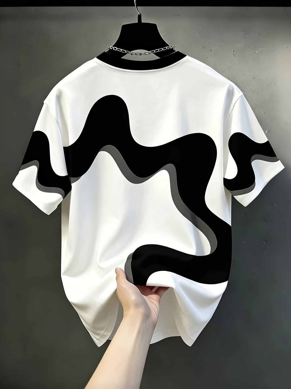 [Printed Design-Not Textured] Men'S Casual Crew Neck T-Shirt, Striped Pattern with "NEWYORK" Word Design, Stylish Top with Drapey Feel, Breathable Regular Fit for Everyday And Formal Wear - Crew Neck Casual Top, Comfortable to Wear, Great Gift - Mixed colors