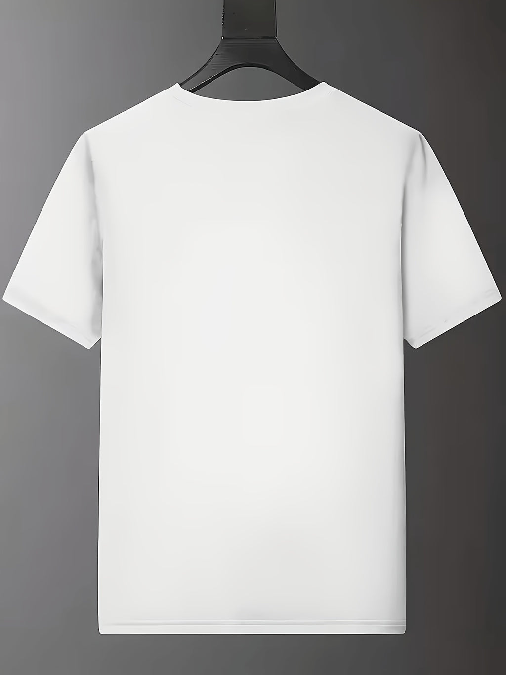 Boy's Patterned Print T-Shirt- Designed for Happy Young People, Featuring Colorful Smiling Faces, Short-sleeved, Round-neck, Casual Summer T-shirt, Made of Soft Knitted Fabric, Perfect for Casual Wear, Young People's T-shirt, Playful Patterned T-shir - White