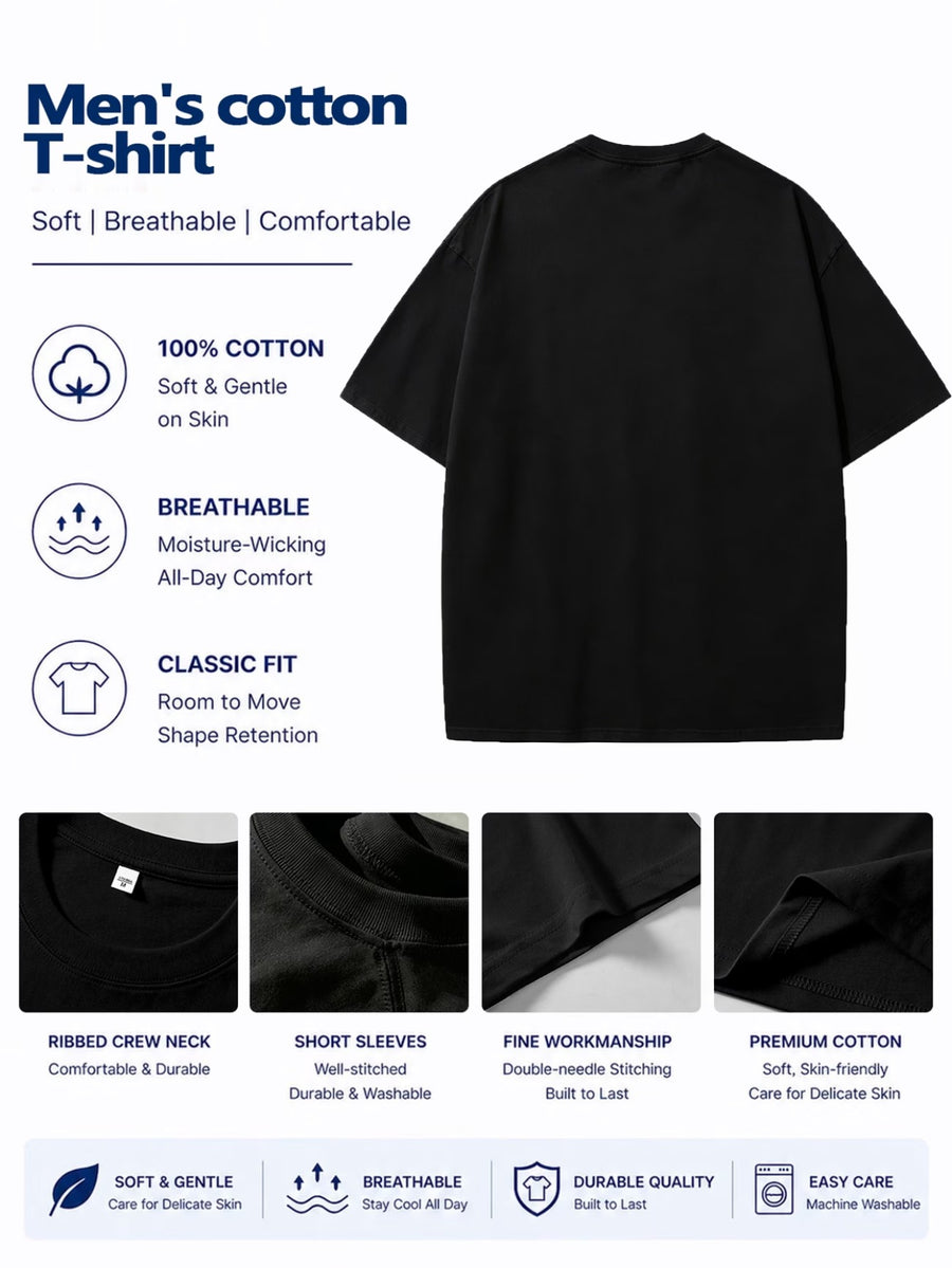 Unisex Summer Loose Round Neck Short Sleeve T-Shirt, Suitable for Daily Commute, Street Outings, City Travel, Friend Gatherings, And Casual Wear, Large Area Distressed Cracked Superman Classic S Logo Artistic Print on Back - Black