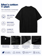 Unisex Summer Loose Round Neck Short Sleeve T-Shirt, Suitable for Daily Commute, Street Outings, City Travel, Friend Gatherings, And Casual Wear, Large Area Distressed Cracked Superman Classic S Logo Artistic Print on Back - Black