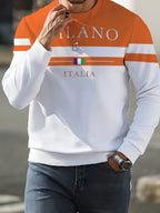Men's Crew Neck Sweatshirt, New Spring/Autumn Crew Neck Top, Trendy Men's Crew Neck Sweatshirt Winter Clothes for Men - Mixed Color 4