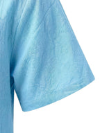 Men'S Shirt Linen Fabric Hooded Design Casual Easy Fashion Breathable High Elasticity Comfortable, Suitable for Outdoor Excursion Vacation Travel Beach Daily Casual Home Wear - Light Blue