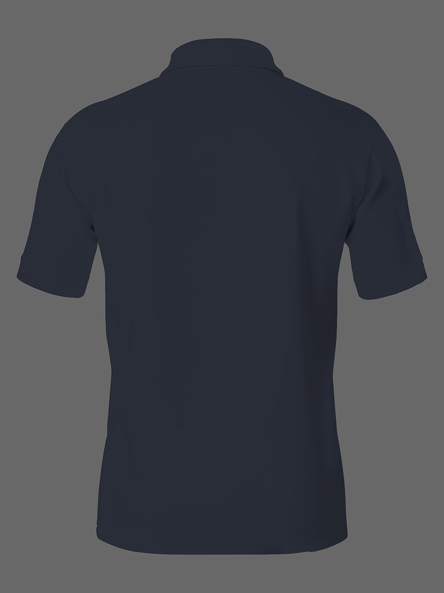 Men'S Exquisite Solid Color Polo Shirt 3pcs Set Multi-Pc Golf Casual Top - Pink Black Navy Blue