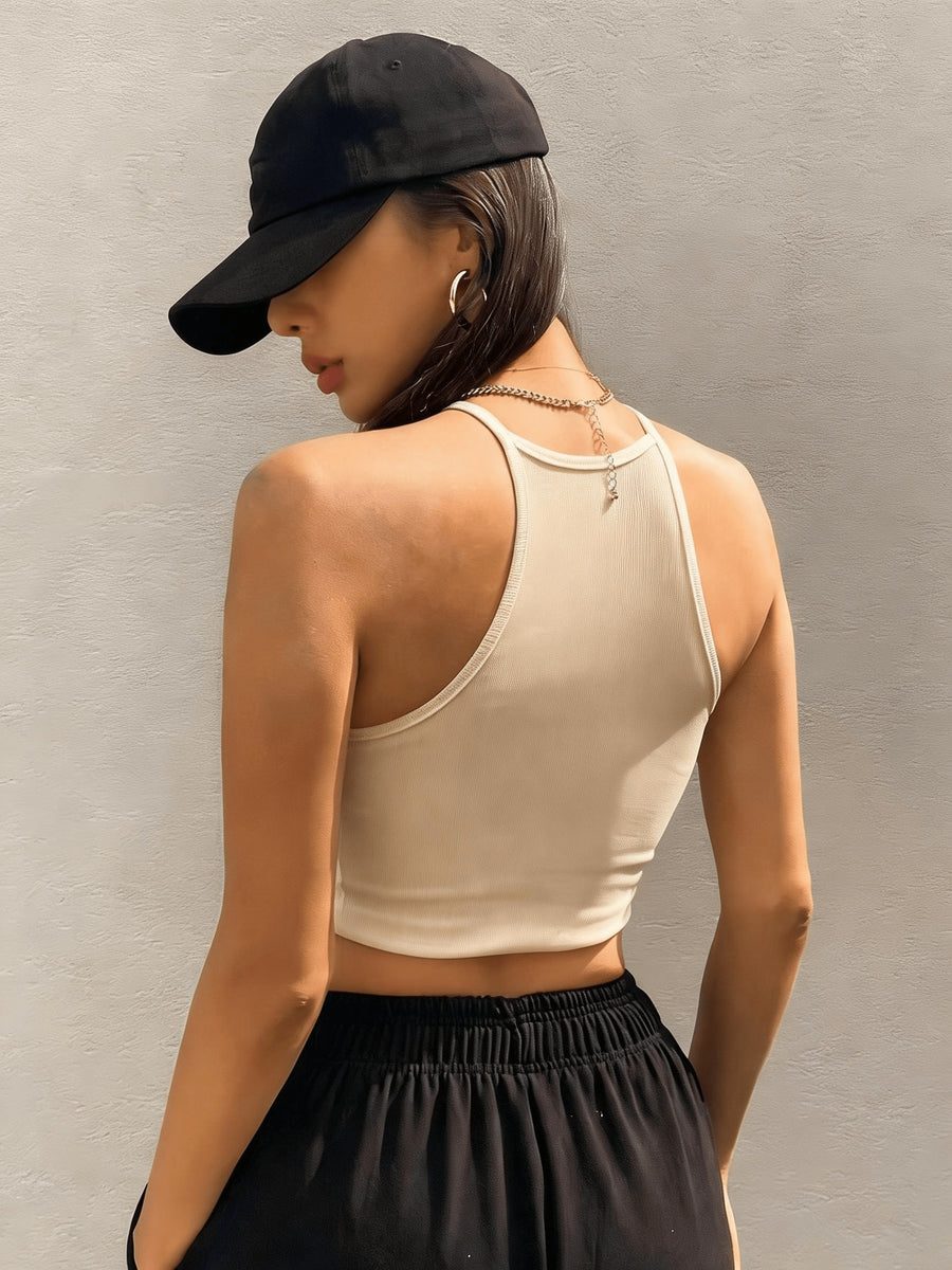 Women'S Sexy Tank Top - Apricot