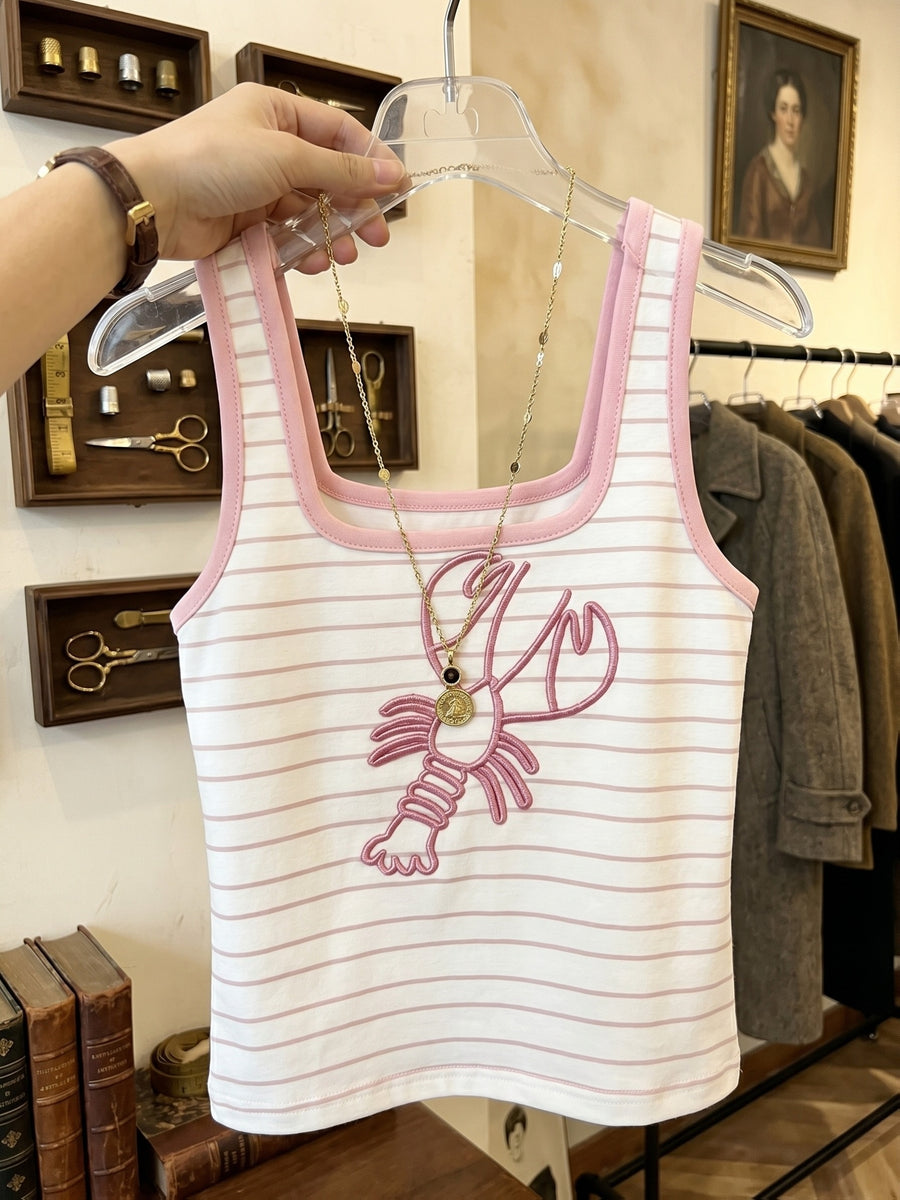 Striped Tank Top ZLLZ - Pink