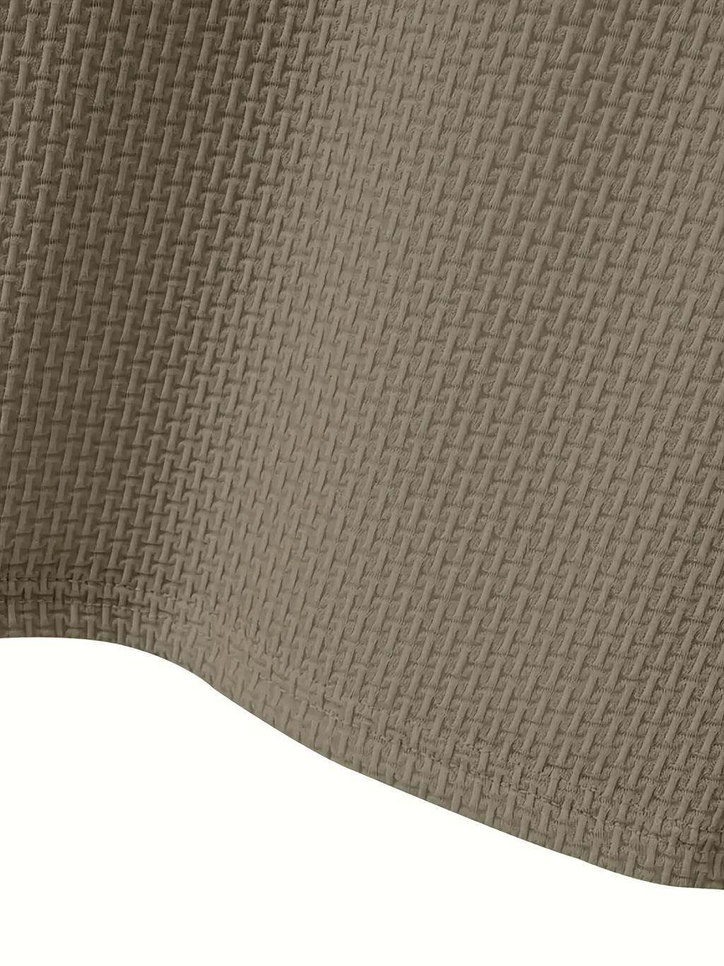 2026 Men's Summer Color-Block Polo Shirt, Available in Multiple Colors, Suitable for Home, Business, Office, and Golf - Khaki