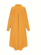 Stylish Women'S Clothing, Multi-Style Shirts, Long Tops - ginger-colored