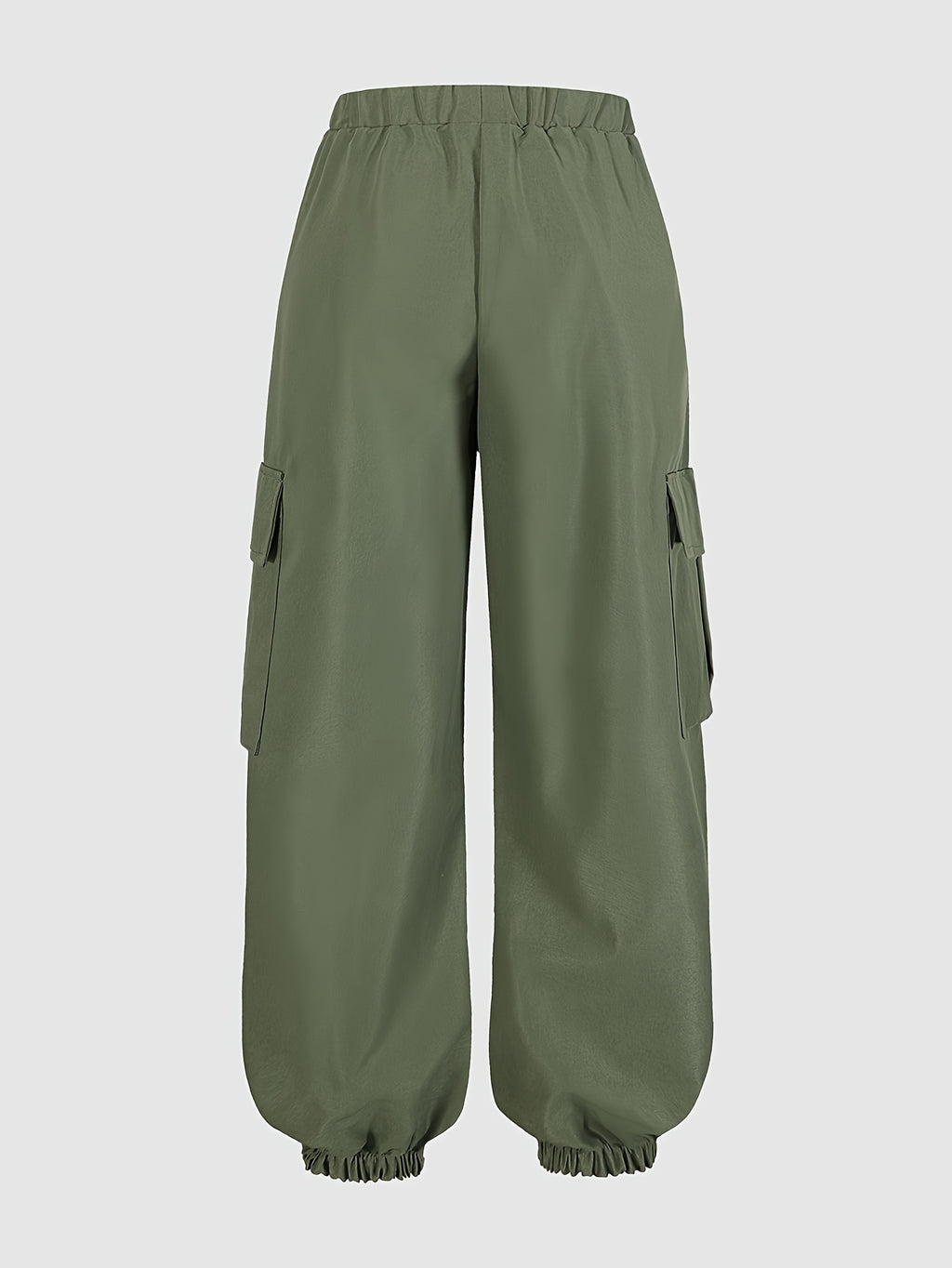 New Arrival - Women's Cargo Pants Sold Individually, Cute and Fun Heart Print Work Pants with Multiple Pockets, Cargo Pants Style, Long Pants for Fashionable Aged 18-25, Machine Washable, Durable Fabric - Suitable for Spring and Summer - Olive Green