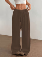 3pcs Women's Long Pants, Elegant Straight-Leg Trousers, Simple and Casual, Suitable for Daily Wear and Vacation - Army Green + Coffee + Black