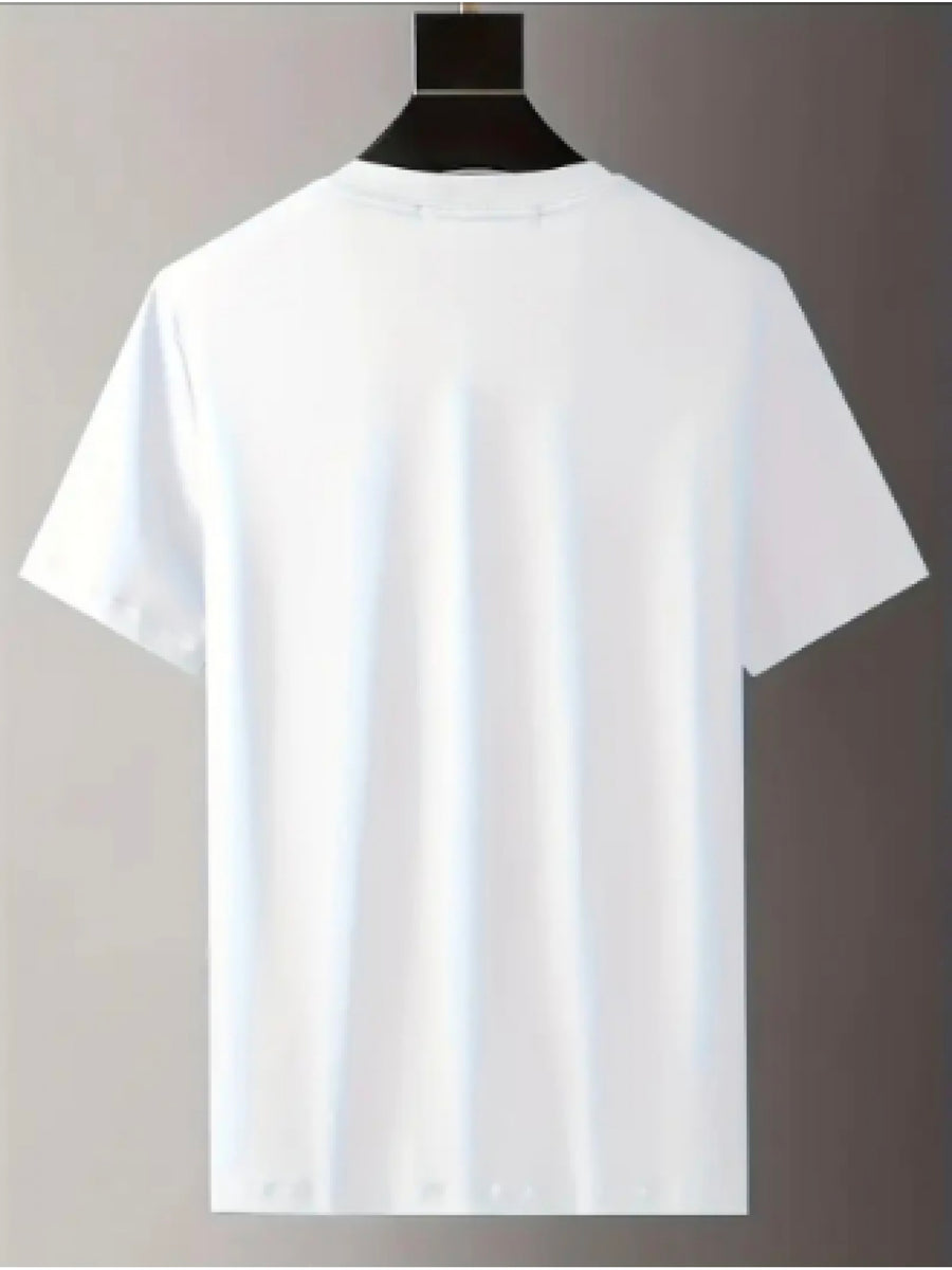 12pcs Set Pure Short Sleeve Soft Skin-Friendly Cloud-Like Fit Sports Casual Everyday Versatile No Limit Easy Design High-End Feel Cost-Effective Understand Life - White