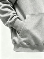 Men's Hoodie, Music Festival, Colorful Dripping Headphones Graphic, Pullover Sweatshirt, Streetwear Style, Casual Daily Wear Fall Winter, Front Print Design with Kangaroo Pocket And Drawstring Hood - Light Grey