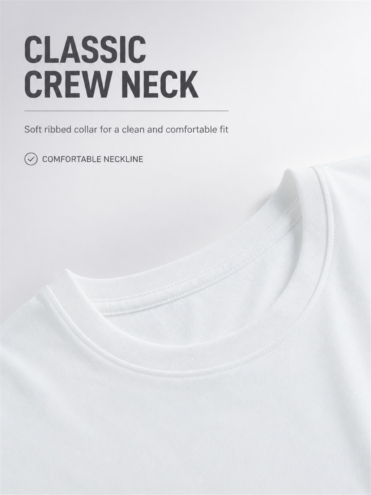 3pcs 100% Pure Solid Color Short-Sleeve T-Shirts, Unisex Crew Neck Basic Style Summer Change-Out Set, Soft, Skin-Friendly, Sweat-Absorbent, Breathable, Comfortable, Durable, Casual for Home, Outer Wear, Commuting, Versatile Top - White+Black+Black