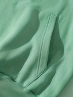 Print, Men'S Casual And Cozy Hoodies, Trendy Long Sleeve Hooded Sweatshirt, Casual Versatile Top for Autumn Winter - Bean Green