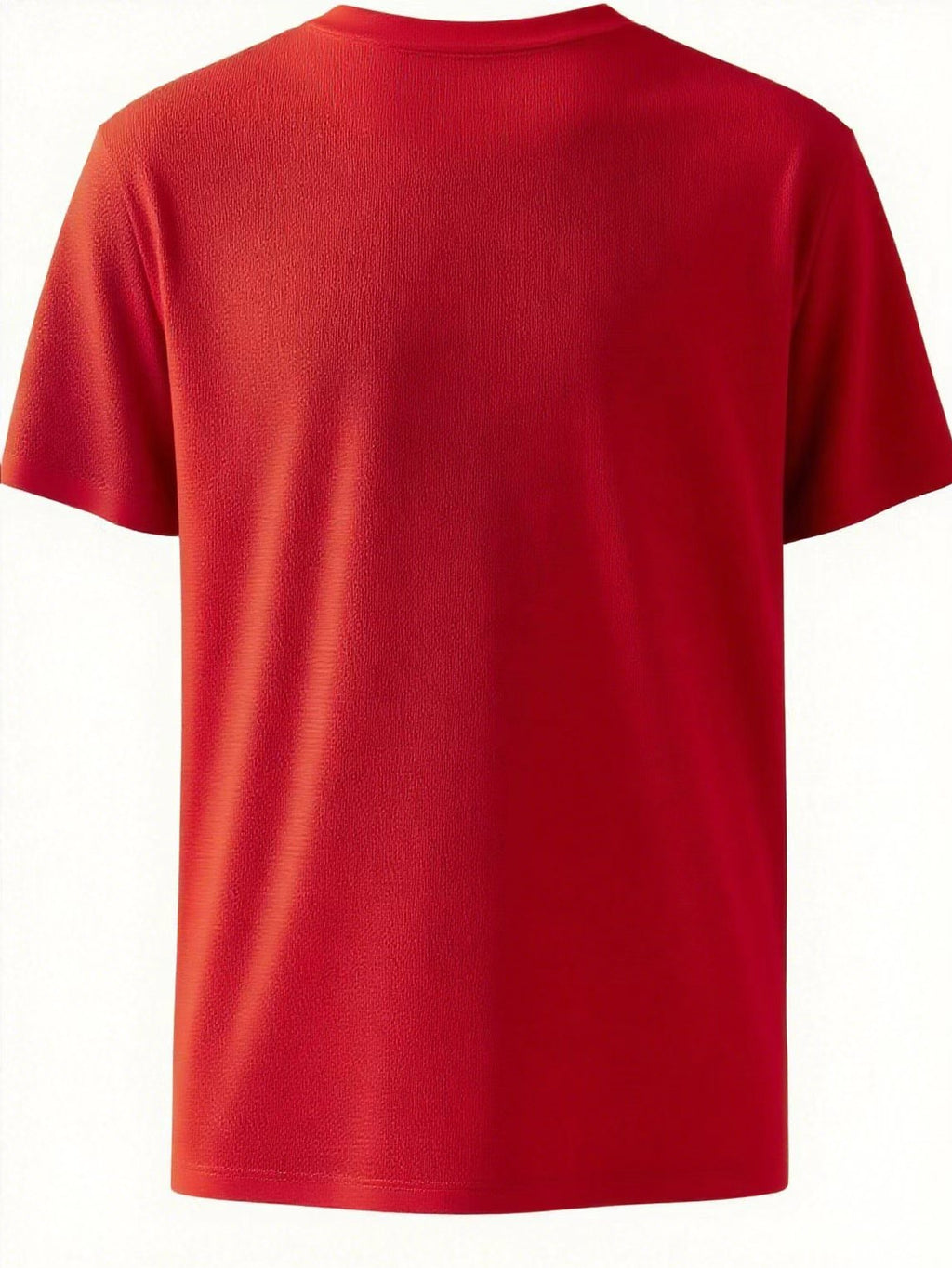 2026 Latest Casual T-Shirt for Men, Featuring a Easy Geometric Pattern And Short Sleeves. It Is Comfortable And Versatile to Wear, with a Design That Combines Vertical Stripes And Triangular Elements - Red