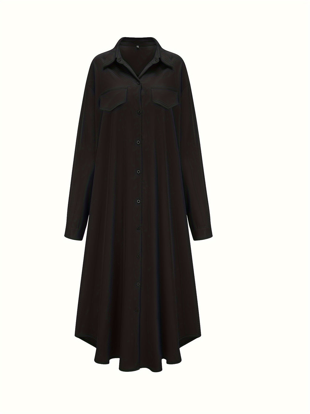 Stylish Women'S Clothing, Multi-Style Shirts, Long Tops - Black
