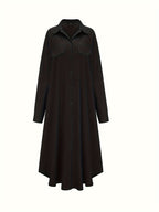 Stylish Women'S Clothing, Multi-Style Shirts, Long Tops - Black