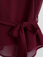 New Style Women's Strappy Camisole Vest, Versatile Summer Body-Conforming Base Layer, Elegant Ladies' Inner Top - Deep Red