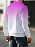 New Autumn/Winter Long-Sleeve Printed Crewneck Sweatshirt for Men - Mixed Color 3
