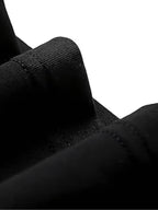 Men's 100% Short-Sleeve T-Shirt - Breathable Crew Neck Solid Color Casual Summer Tee, Semi-Sheer Fabric Suitable for Layering, Chemical/Dye-Free, Hand Washable Casual Apparel - Black