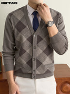 Men'S Pullover Sweater, Warm Casual Layering Top for Fall And Winter - Camel