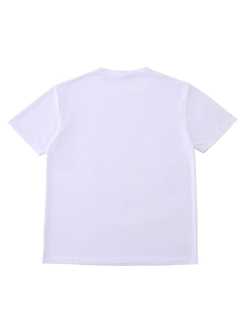 Men'S Short-Sleeved Printed T-Shirt, Item, Abstract Graphic Design with White Elements on Black Background, Regular Fit, Perfect for Casual, Work, Vacation, Everyday Casual, Back-To-School Season - White