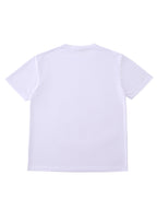 Men'S Short-Sleeved Printed T-Shirt, Item, Abstract Graphic Design with White Elements on Black Background, Regular Fit, Perfect for Casual, Work, Vacation, Everyday Casual, Back-To-School Season - White
