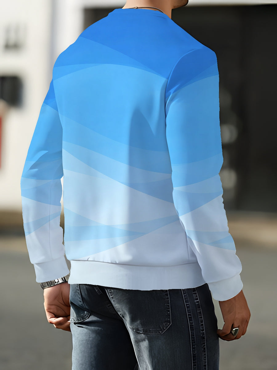 Round Neck Sweatshirt Trendy Brand Hot Style Men'S Long Sleeve 2026 Autumn Winter Men'S Round Neck Sweatshirt - Mixed colors