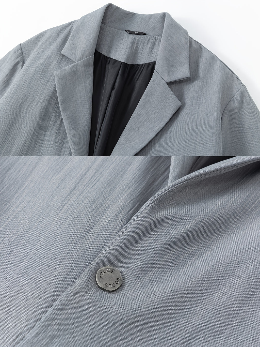 A Men's Casual and Fashionable Suit Jacket, with a British Style Mini Suit and a Casual Suit Silhouette, Suitable for Travel, Work, Parties, College Holidays, Gifts, with Elasticity, Easy and Unrestrained - Grey