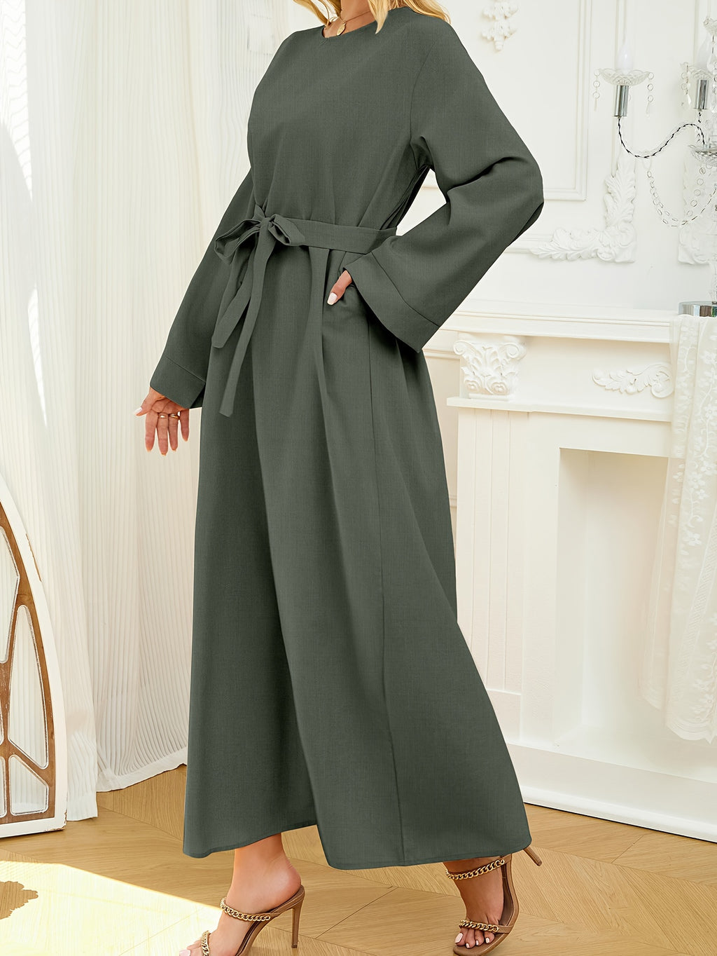 Muslim Robe - Army Green