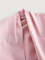 New Fashionable Elegant Easy Commuter All-Match Daily Sweet Outfit Sleeveless Waist-Cinching Large Bow Decor Women'S Top Women'S Blouse - Light Pink Color