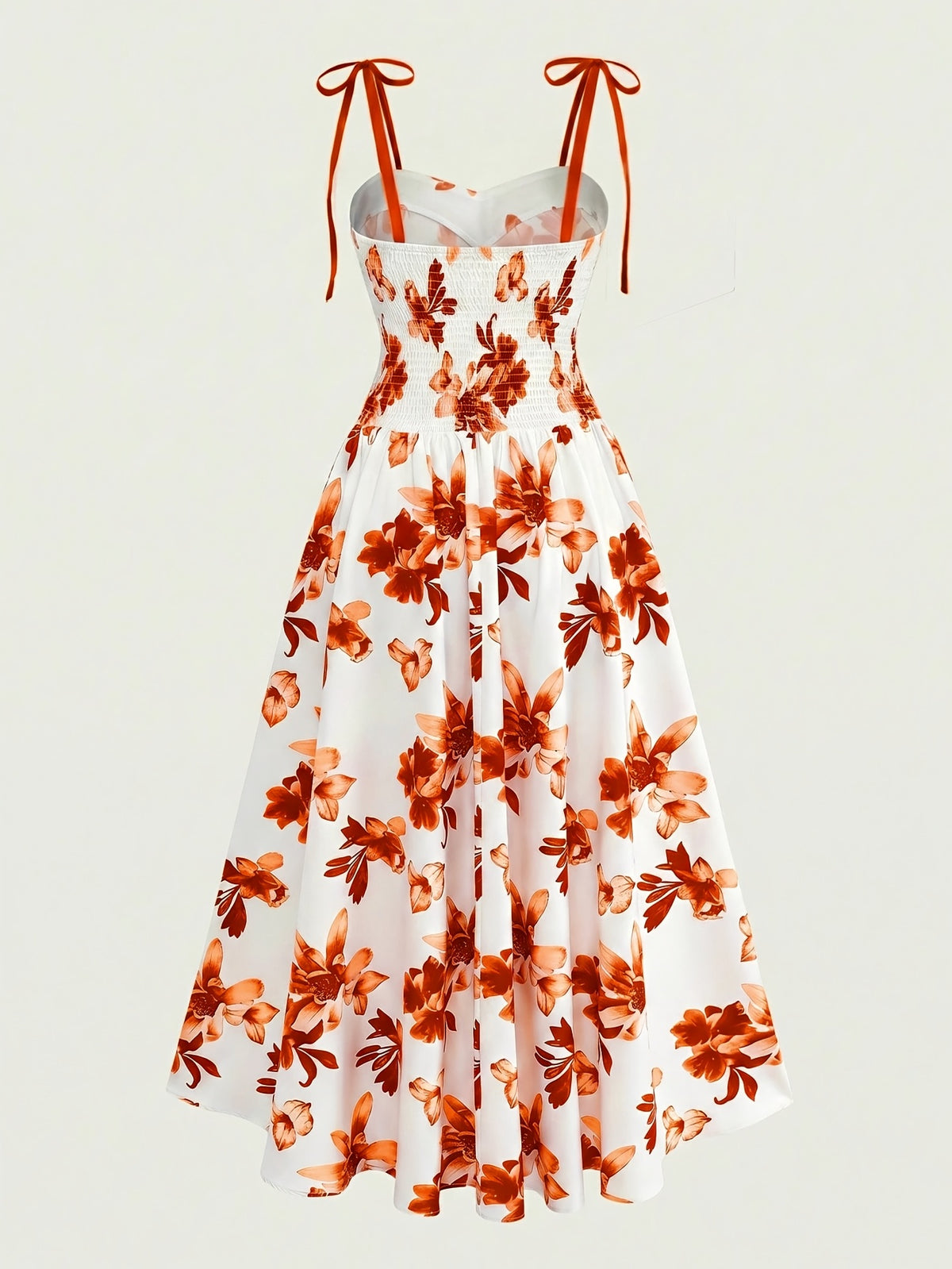Elegant Sleeveless Dress, Perfect for Vacation Beaches, Streets, and Other Occasions, New Spring/summer Style - Orange