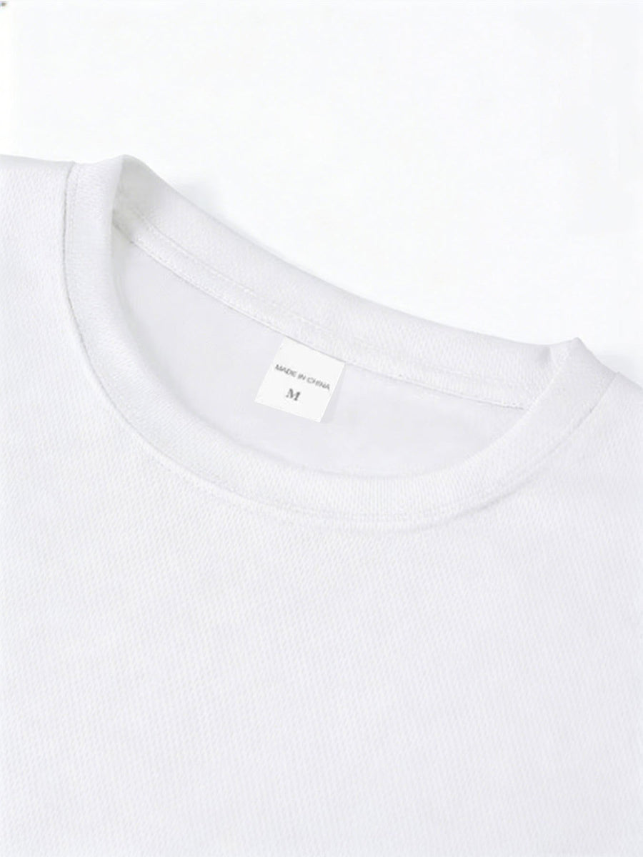 Men'S Casual Sports Short Sleeve T-Shirt with Gradient Diagonal Stripe Pattern Comfortable Breathable Quick-Drying Cool Suitable for Daily Wear Outdoor Jogging Available in 8 Colors Suitable for All Seasons - White