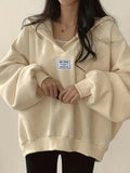 Women'S Fashion Sweatshirt - Apricot