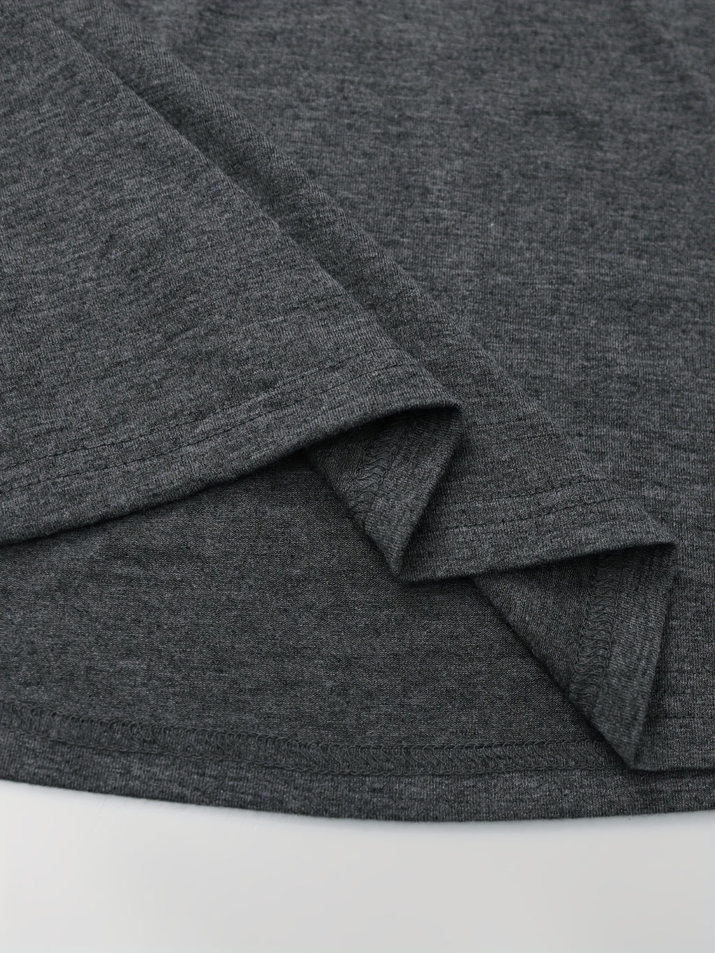 Fashionable Loose-Fitting Versatile Casual Short-Sleeve T-Shirt with Print - Dark Gray