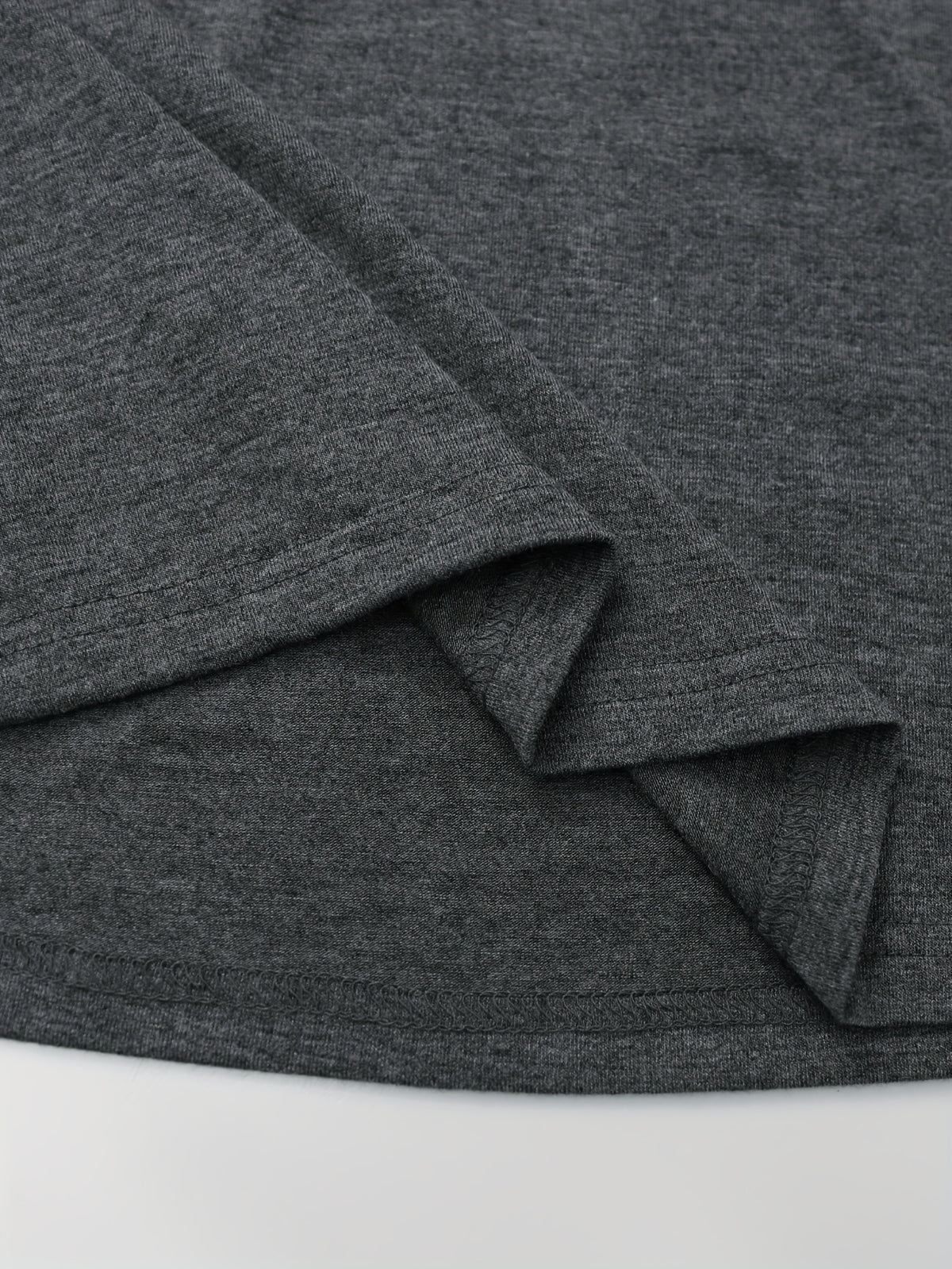 Fashionable Loose-Fitting Versatile Casual Short-Sleeve T-Shirt with Print - Dark Gray