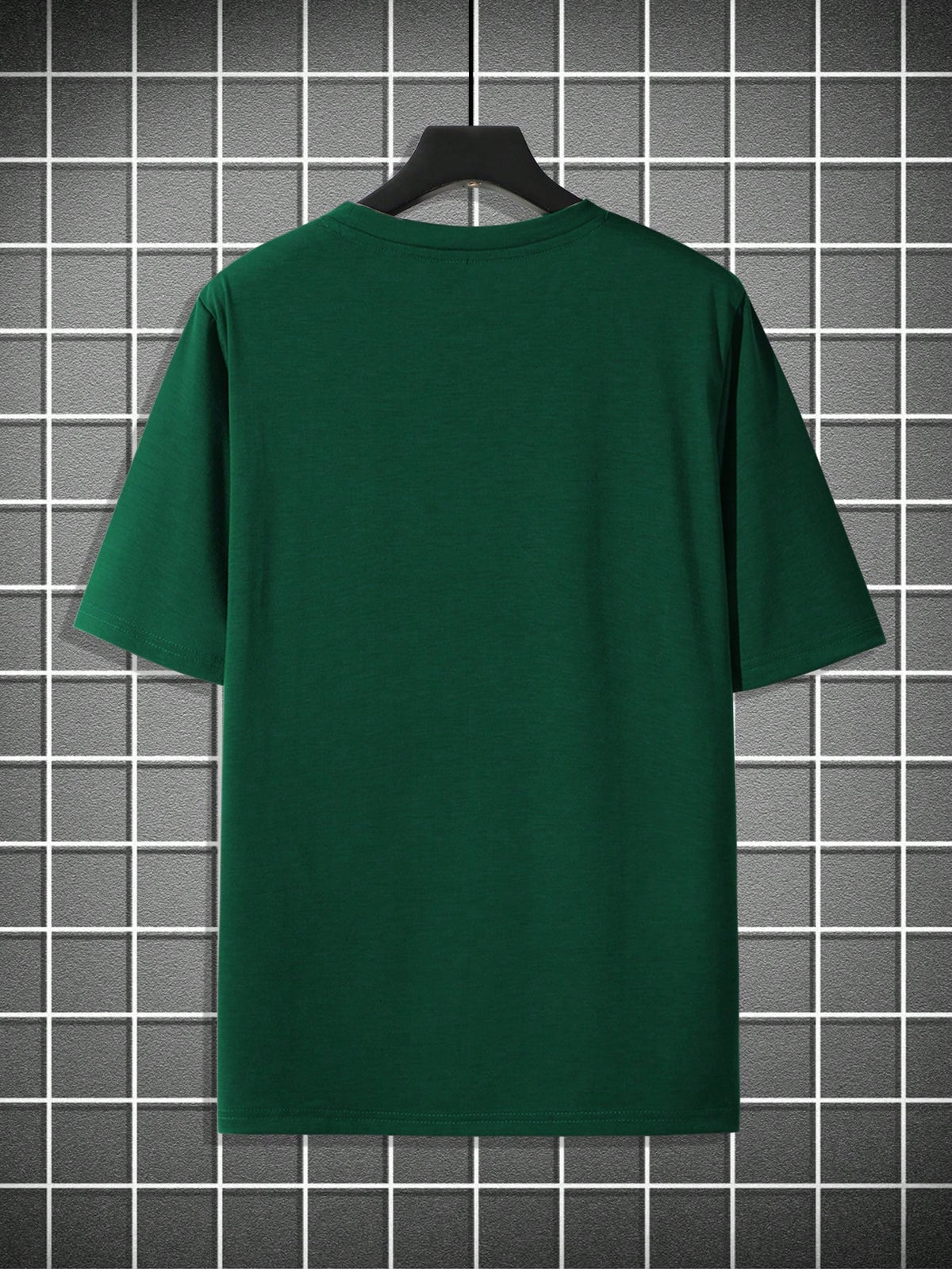 2pcs Men's Round Neck Pocket Short-Sleeve T-Shirt, Suitable for Summer Outdoor Casual Wear, Versatile Casual Knit Top, Men's Casual Pocket Design Sport T-Shirt - Black+Blackish Green